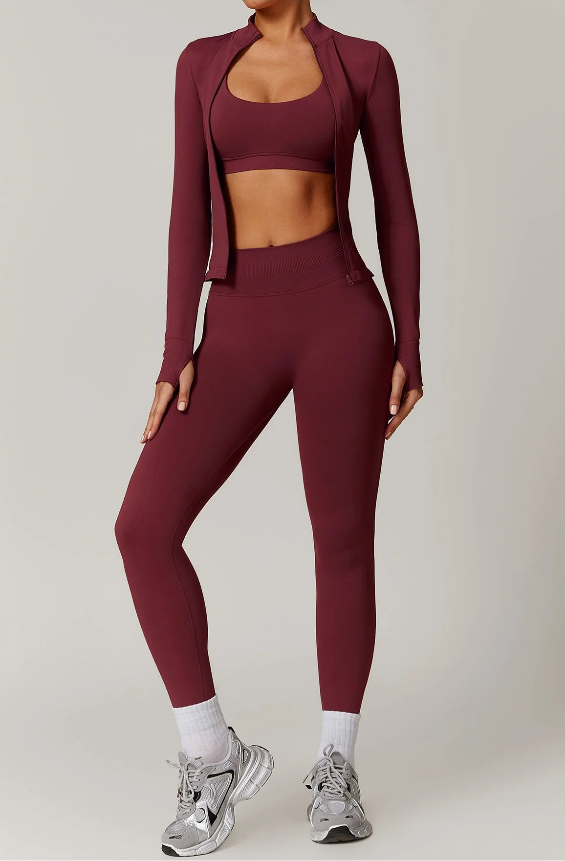 Cherry Red Seamless Set from Little Melon