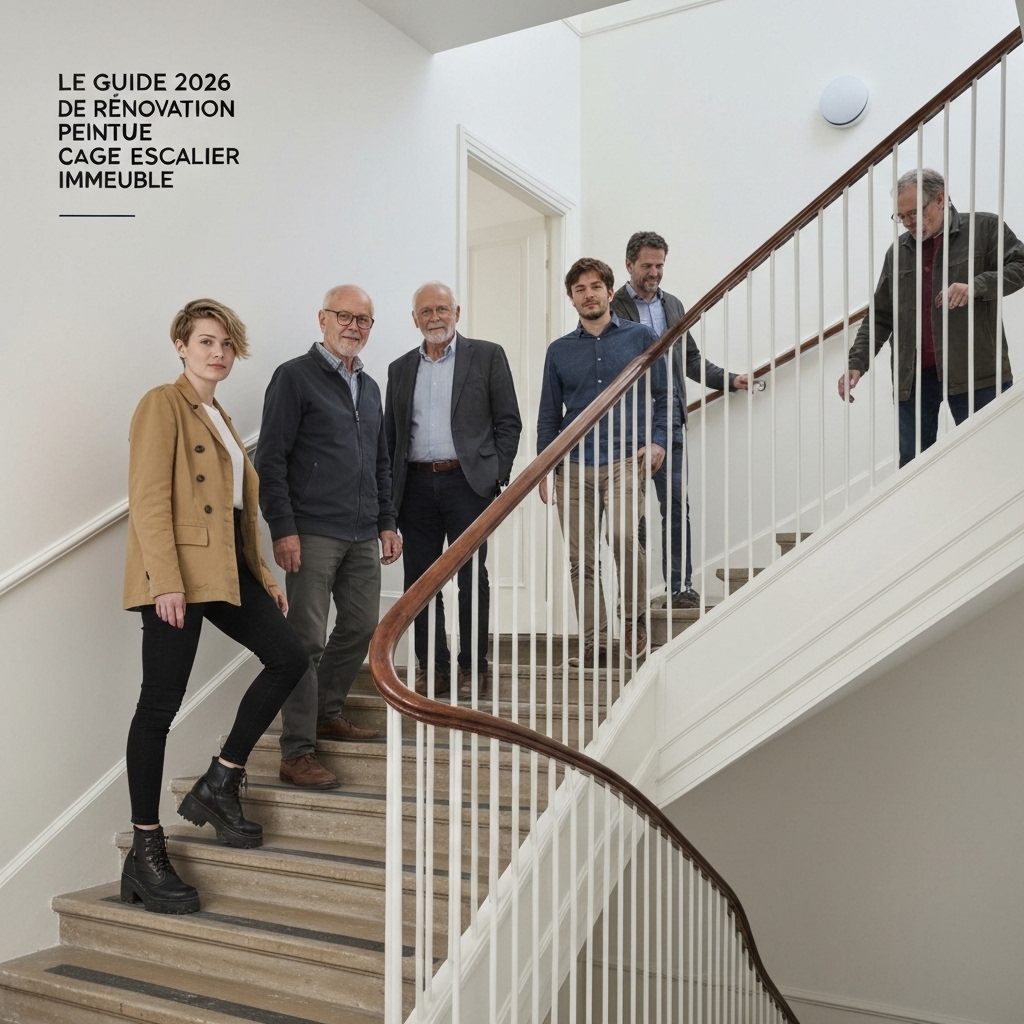 Le Guide 2026 de Rénovation Peinture Cage Escalier Immeuble