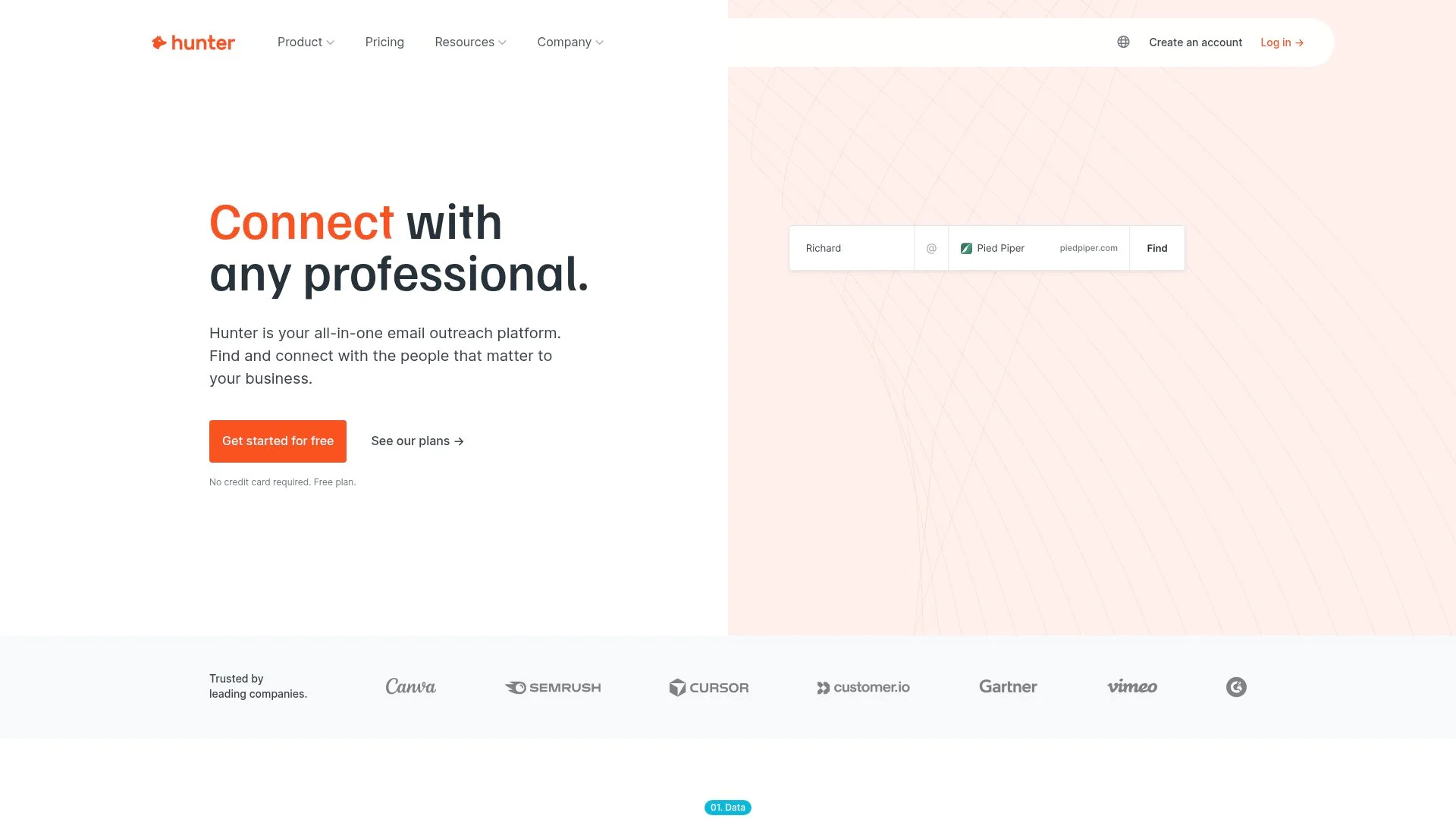 All-in-one email outreach platform for connecting with professionals.