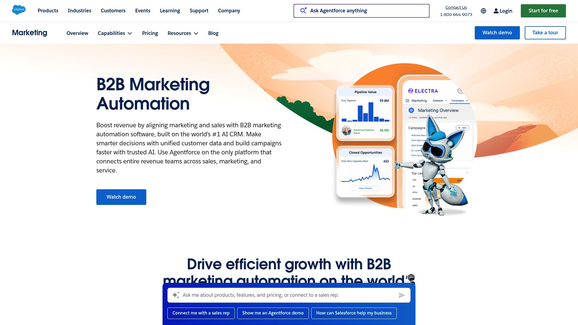 Screenshot of www.salesforce.com