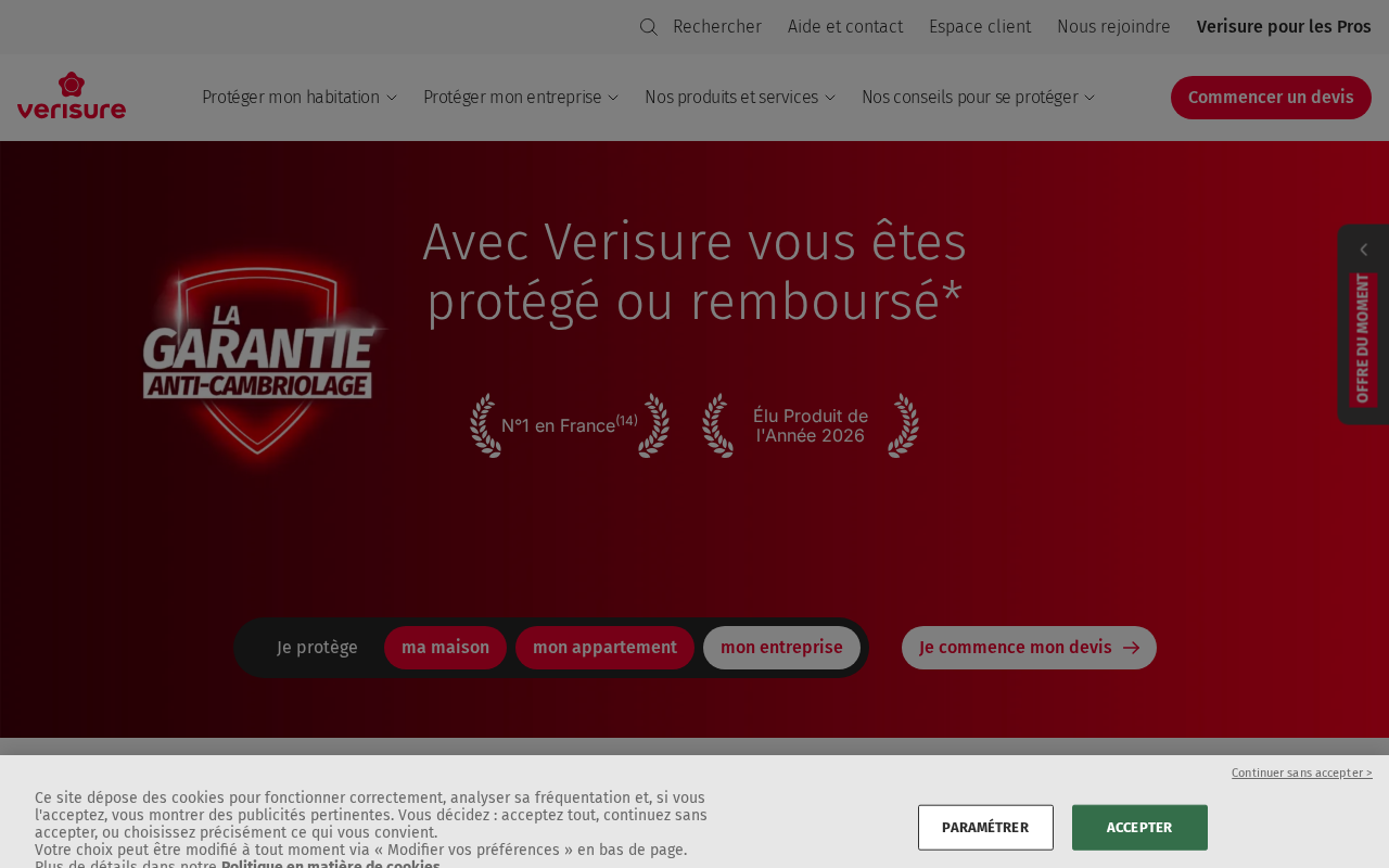 Serrure connectée homepage