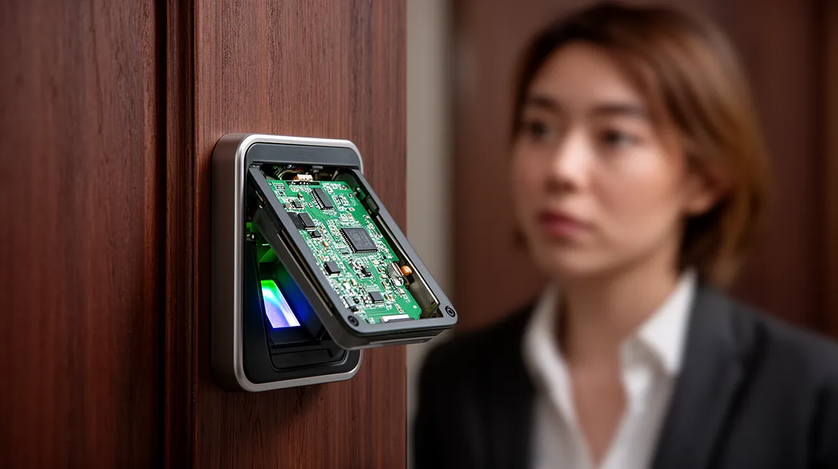 Lecteur d'empreinte digitale pour serrure biométrique, dispositif de sécurité moderne