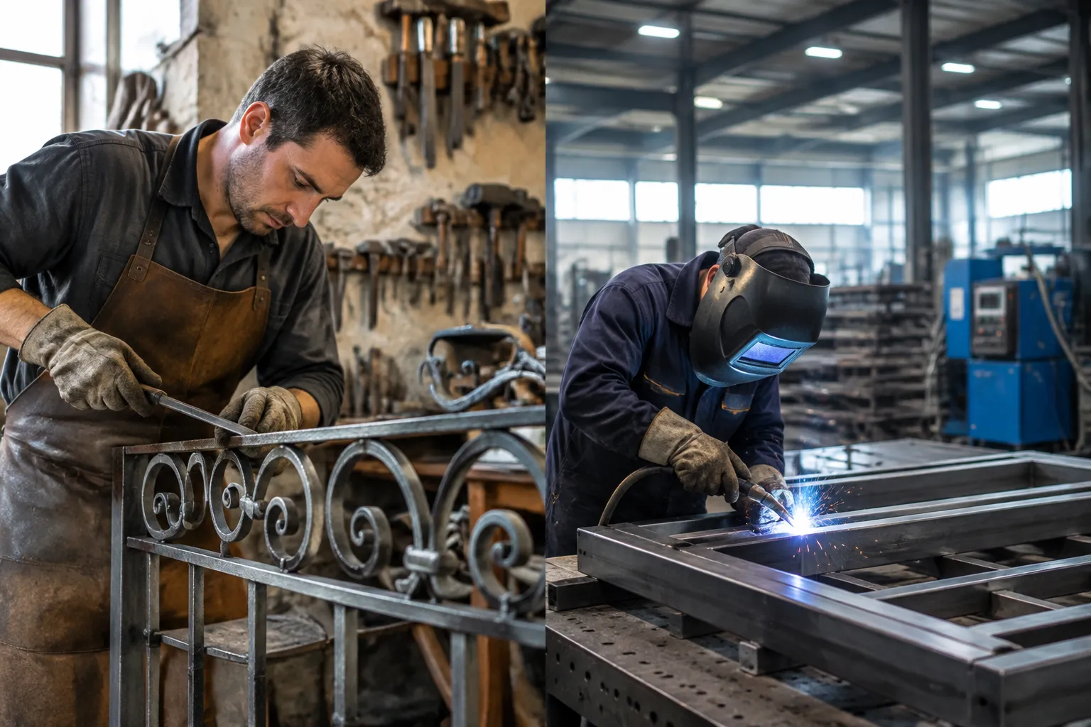 ferronnerie artisanale vs industrielle prix - Ferronnerie artisanale ou industrielle, le choix idéal en 2026