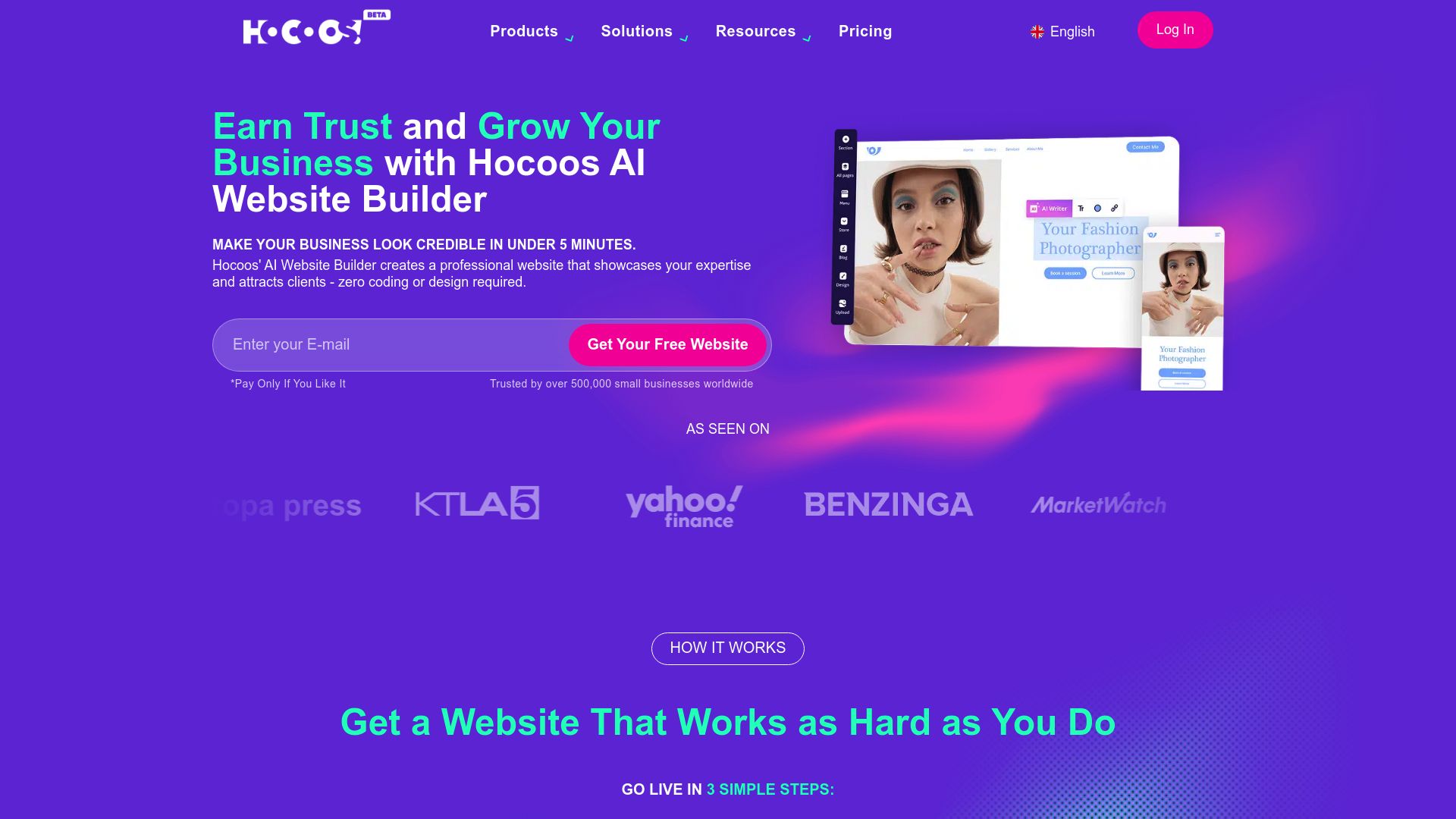 Screenshot of hocoos.com