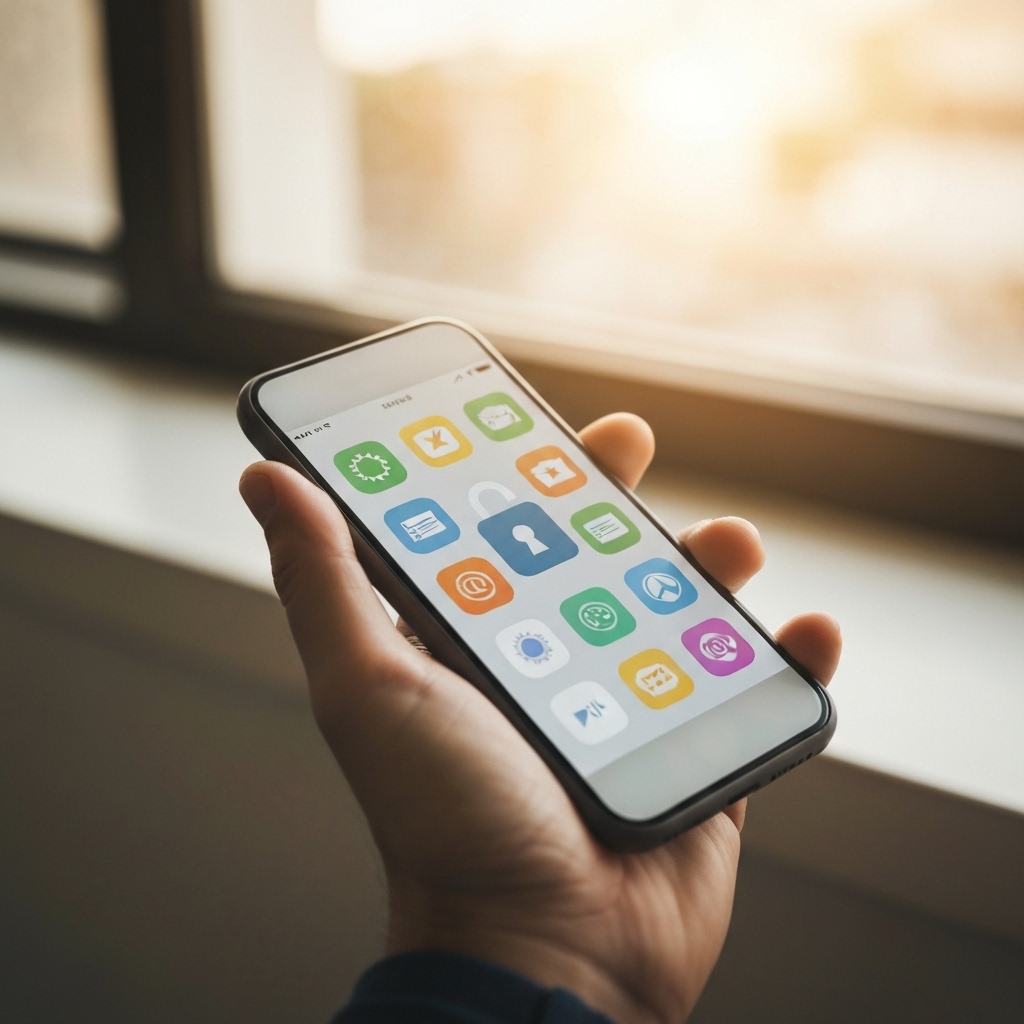 [An image of a customer's hand holding a smartphone displaying a secure mobile checkout screen, with recognizable payment icons and a lock symbol.]