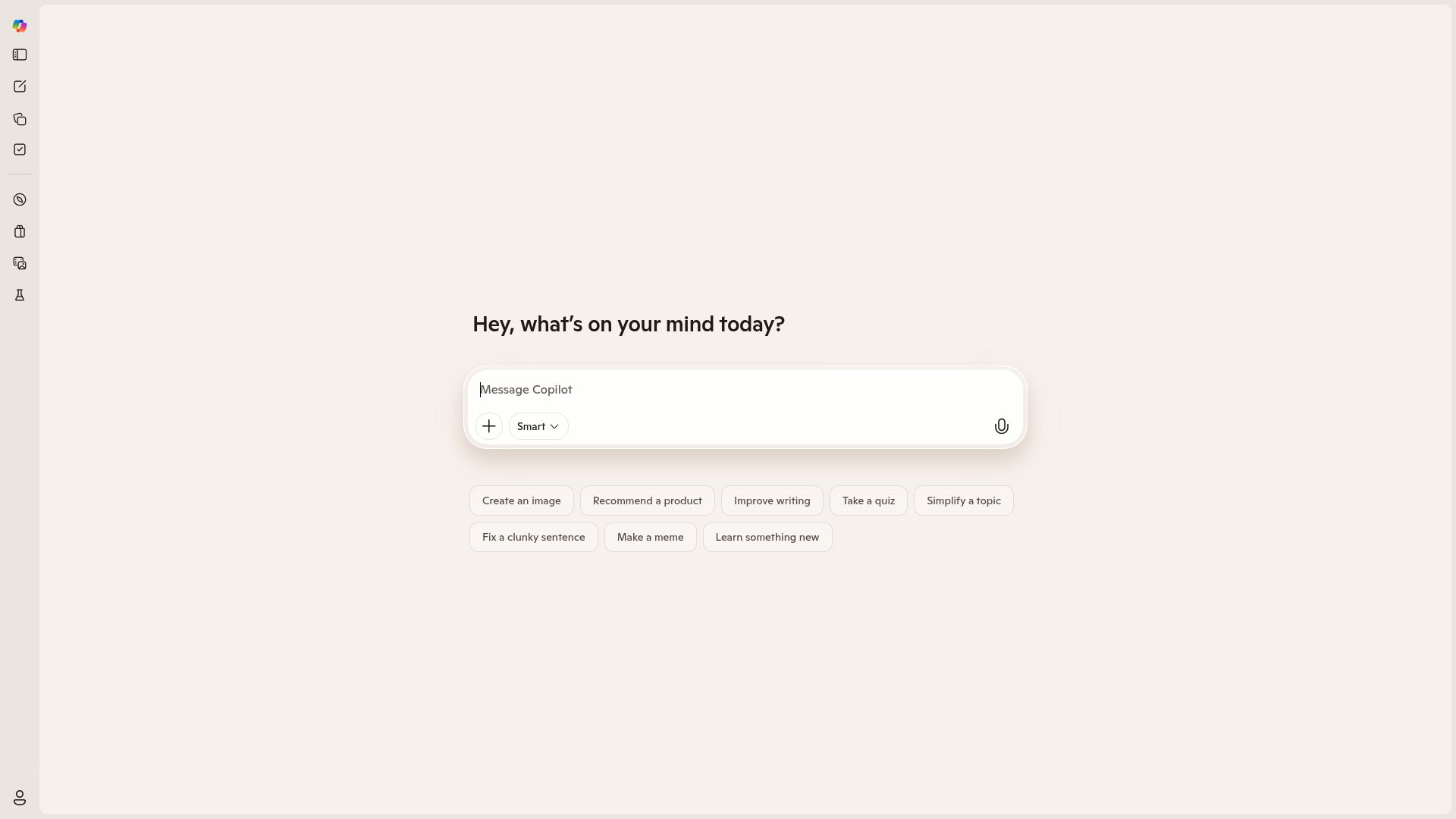 Screenshot of copilot.microsoft.com