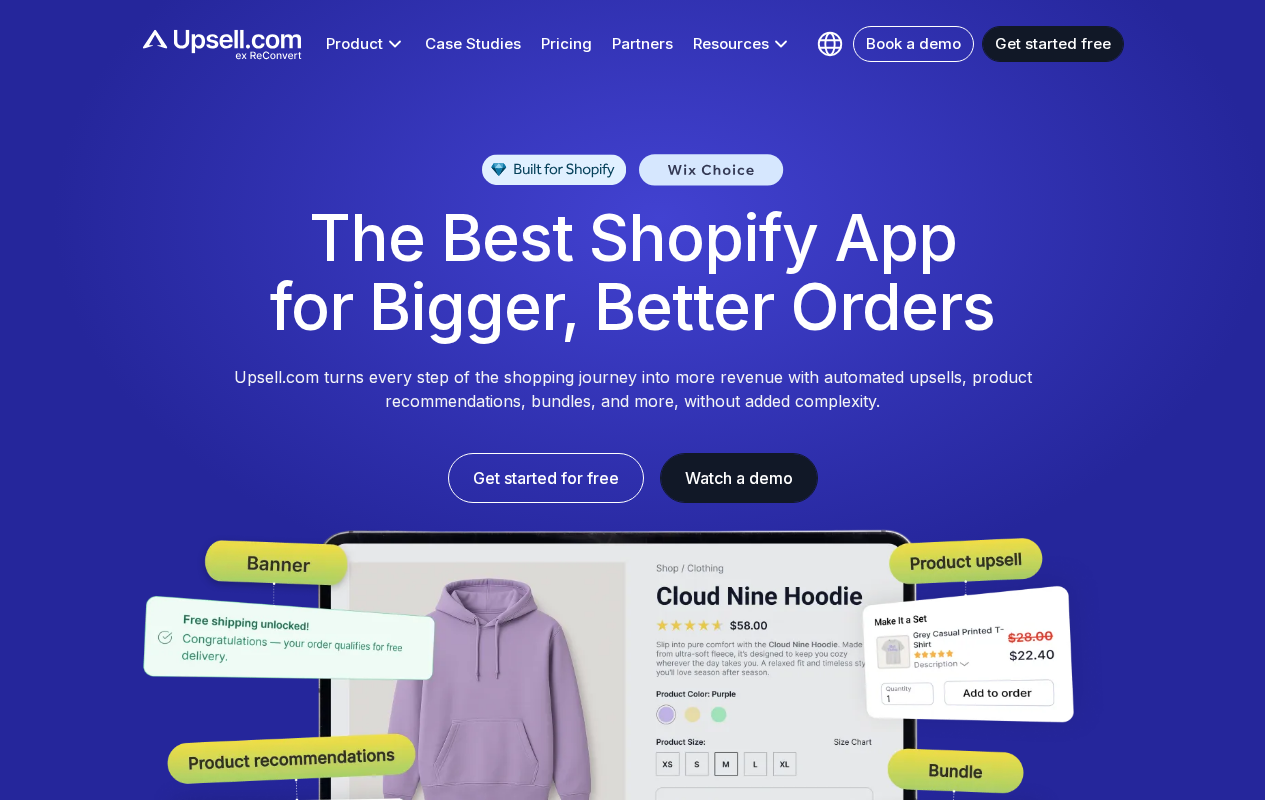 ReConvert homepage