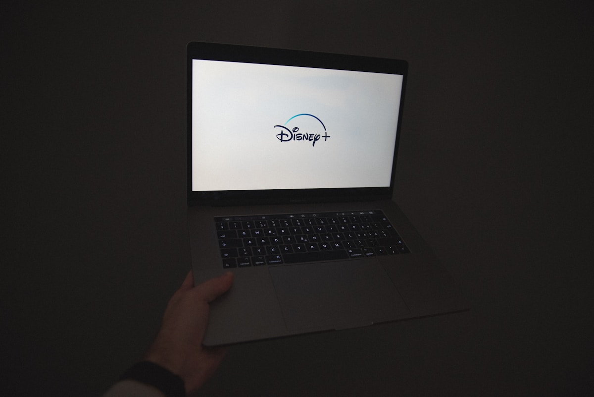 a person holding a laptop in their hand