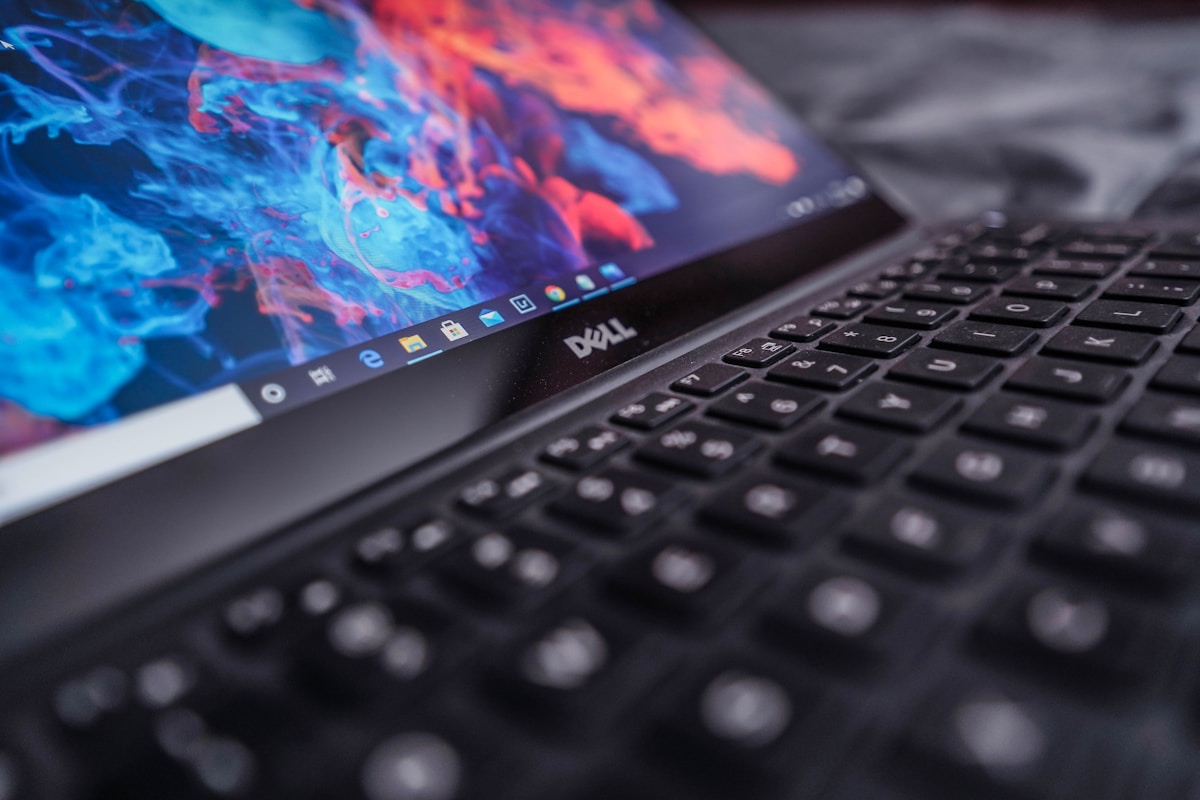 black and silver asus laptop computer