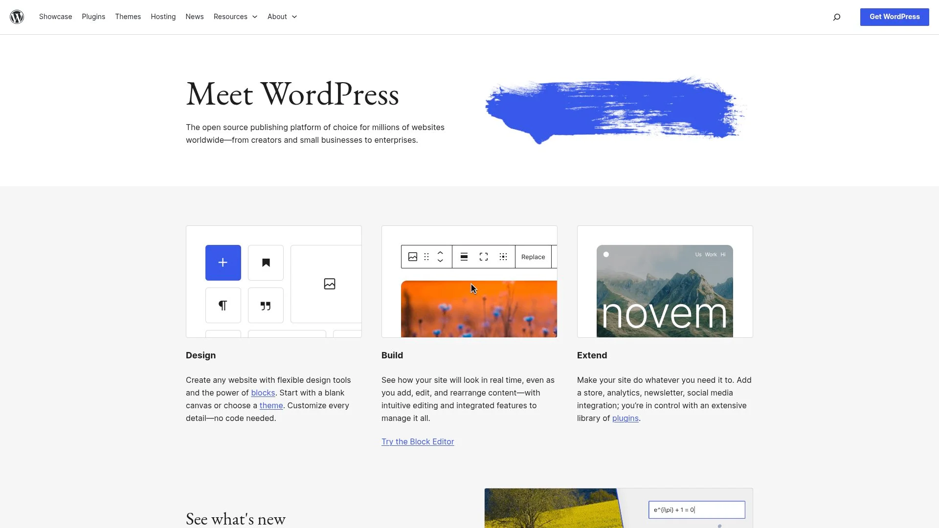 The open source publishing platform for websites worldwide.