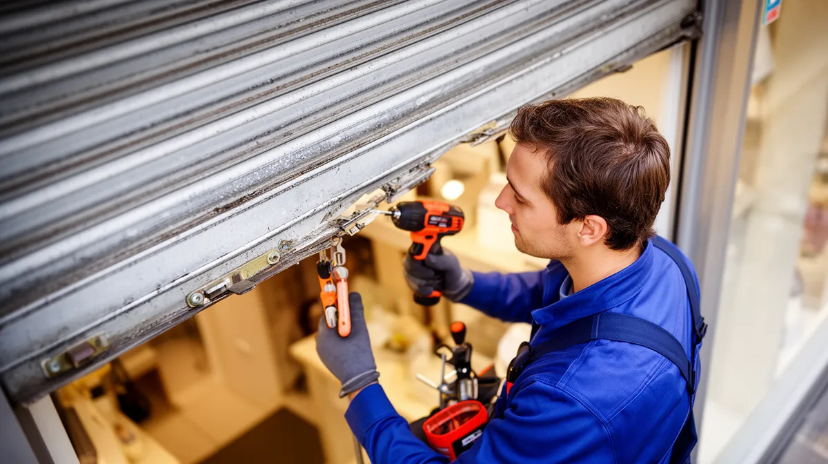 Dépannage rideau métallique boutique par un serrurier professionnel