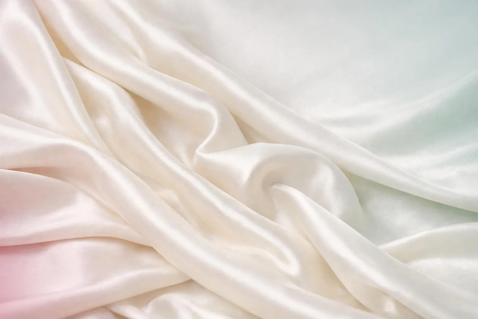 Soft, flowing, delicate, textured, ethereal white fabric.