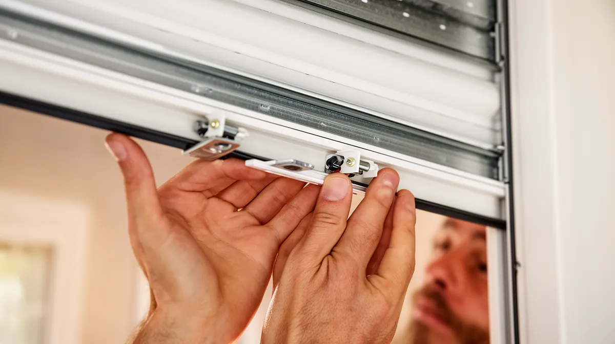 Mains réparant un mécanisme électronique dans un boîtier.