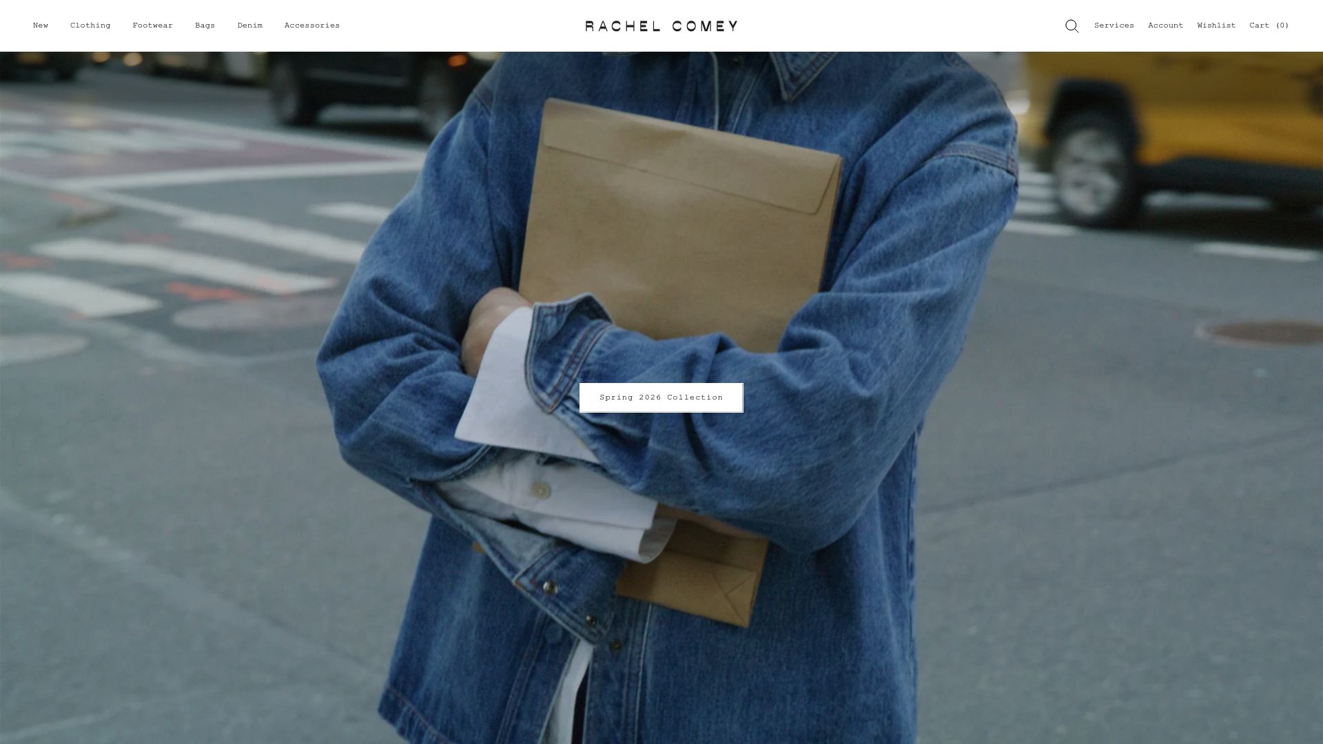 Screenshot of rachelcomey.com