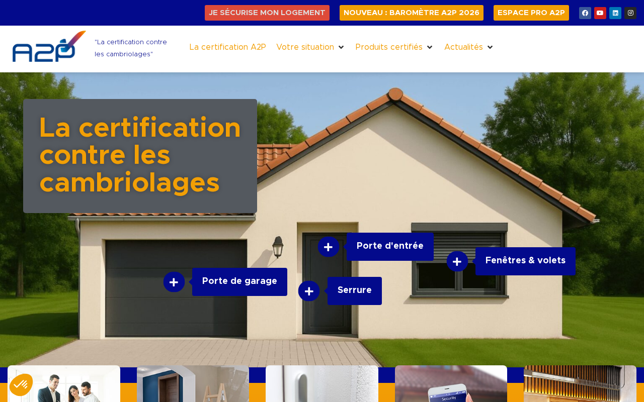 Serrure A2P 1 étoile homepage