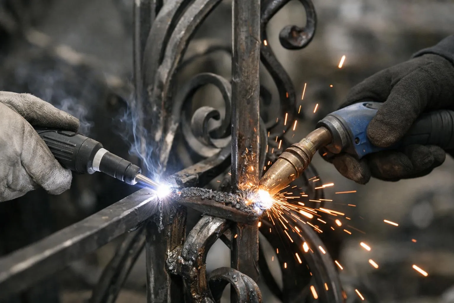 "soudure tig vs mig ferronnerie art, comparaison des techniques de soudure pour la ferronnerie artistique"