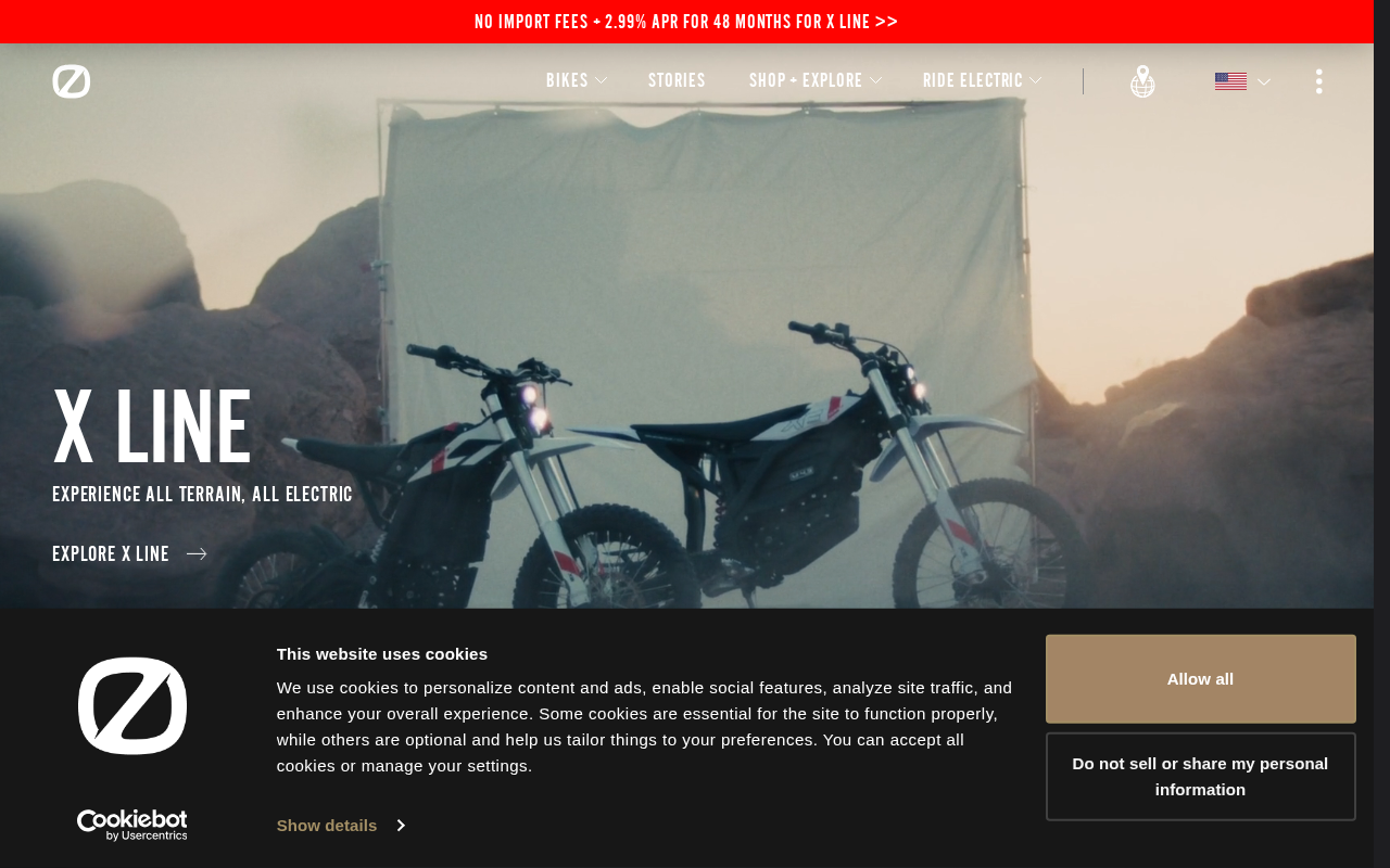 Zero SR/F homepage