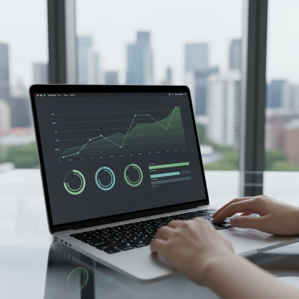 Here's what a clean SEO automation dashboard looks like, showing how it tracks your rankings and keyword performance.
