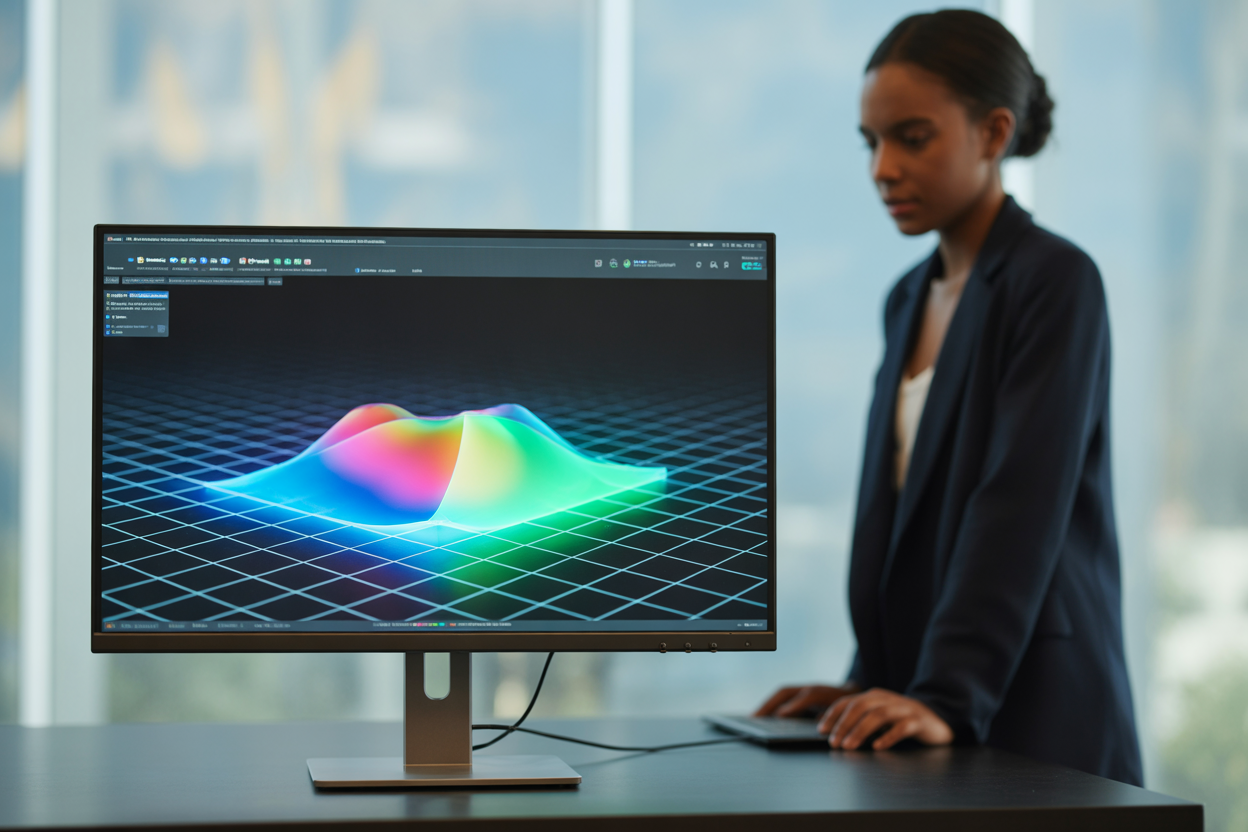 Check out this wild 3D graph made by Wolfram Alpha—it really shows off its advanced graphing skills.