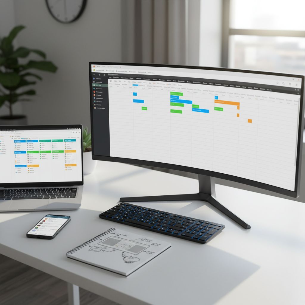Here's a quick sketch of how an automated technical SEO workflow could look. It kicks off with a 'Scheduled Site Audit' from a tool like Screaming Frog, which then asks, 'Did we find an error?' If yes, it shoots over to 'Create Ticket in Asana,' and if no, it just finishes up.