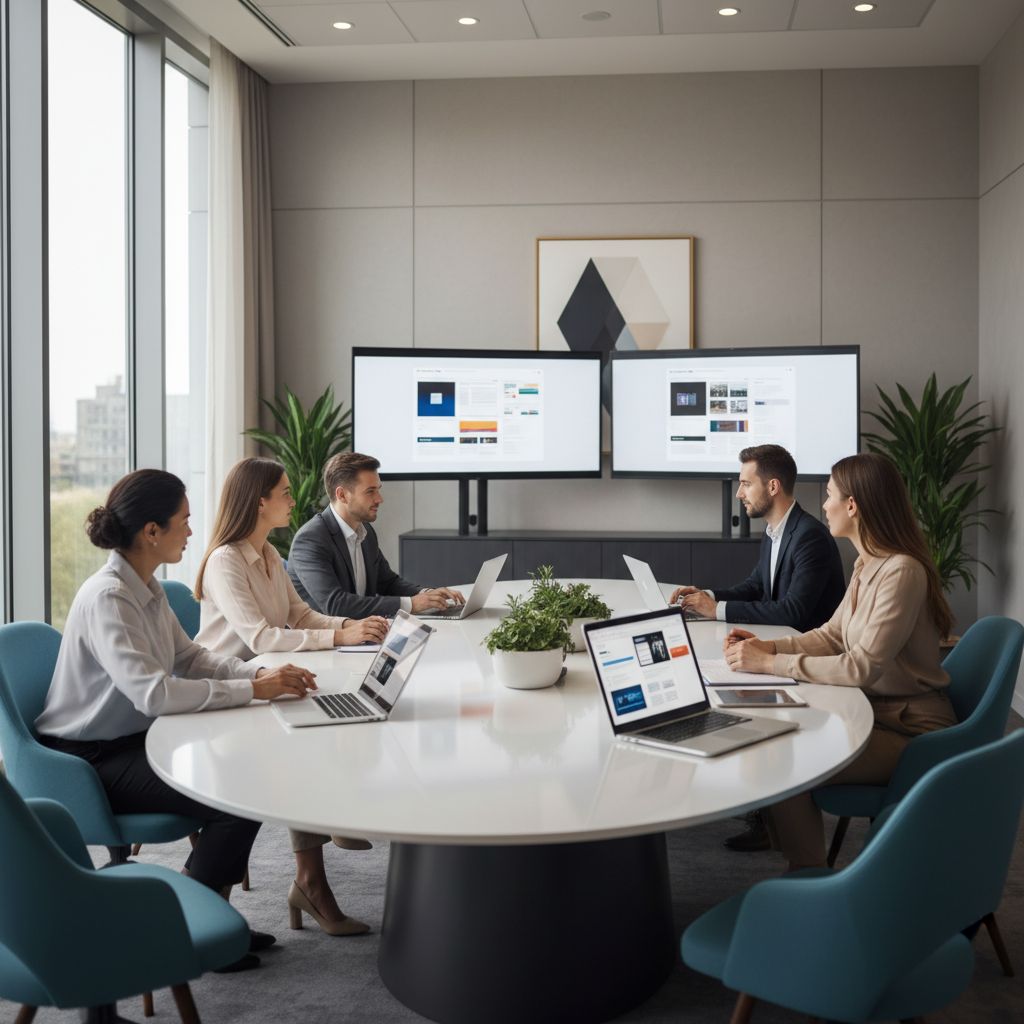 A radar chart showing how each of the 6 AI builders scores on Ease of Use, Customization, Portfolio Features, and AI Power.