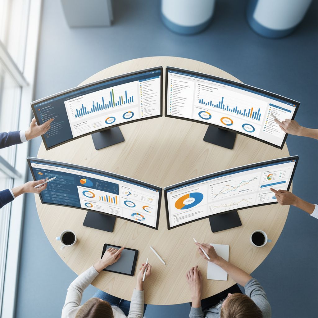 A diagram showing the four core components of AI SEO writing: Keyword Research, Content Creation, On-Page Optimization, and Link Building, with arrows indicating a cyclical process.