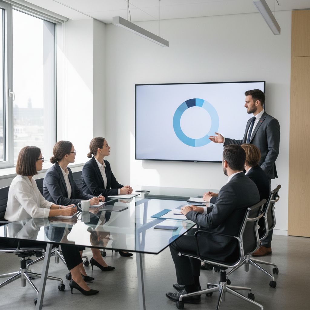 Graphique circulaire montrant que 55% des PME suisses utilisent ou testent l'IA, avec des segments détaillant les cas d'usage principaux : automatisation, gestion documentaire, traduction.