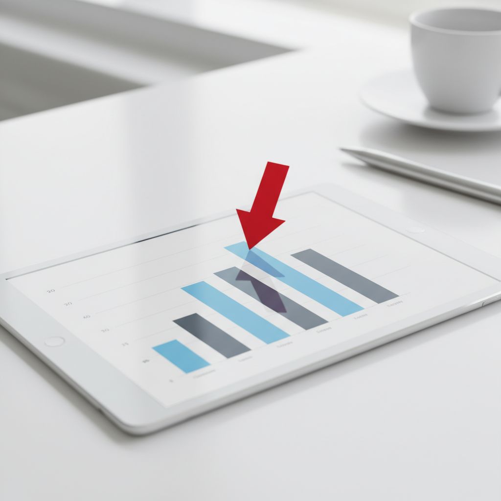 A simple bar chart comparing storage limits on free plans of different AI website builders, with a large 'Upgrade Needed' arrow for high-storage use cases.