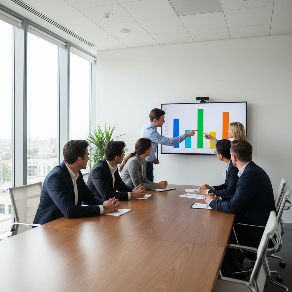 A bar chart showing a head-to-head comparison of AI vs. Human content. The 'Speed' bar is sky-high for AI. The 'Emotional Connection' bar is way up for Humans. And the 'Traffic' bar reveals human content gets a whopping 5.44x more traffic.