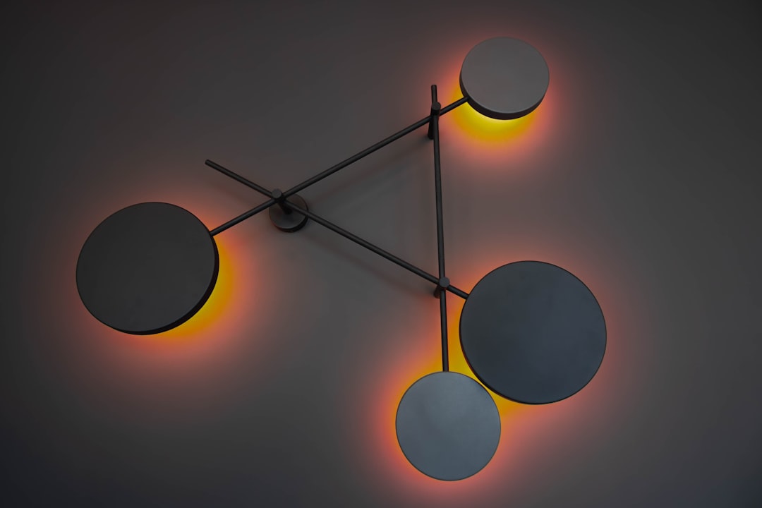A cool abstract image of a digital network with glowing nodes and lines, perfectly showing the complex web of AI-powered link building.