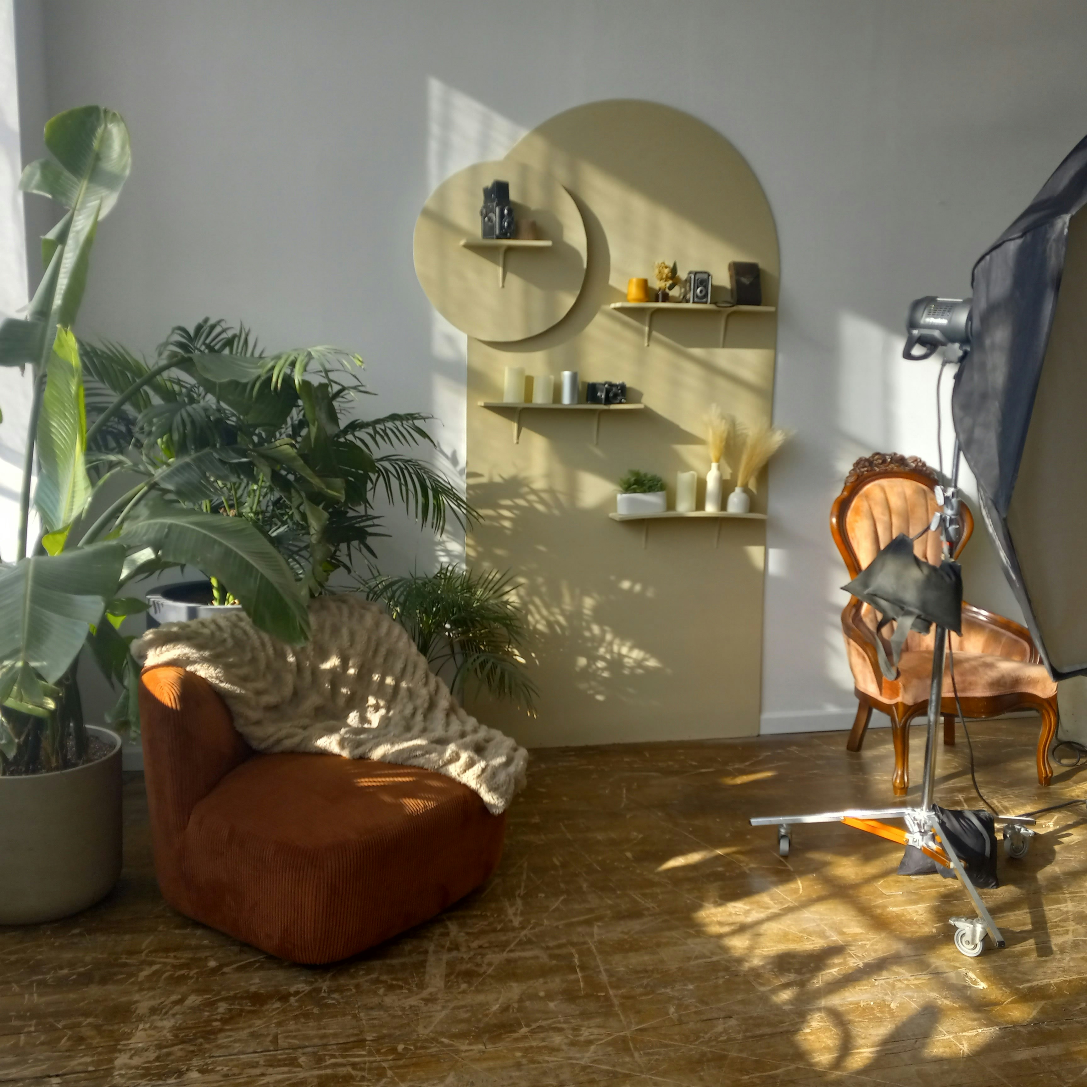 Une maquette en bois d