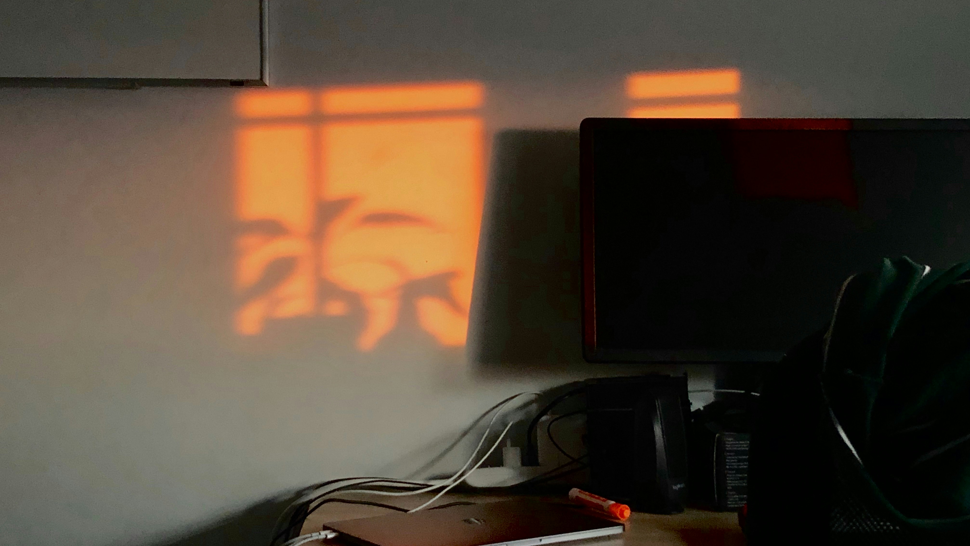 Une personne utilise une télécommande blanche épurée pour ajuster ses stores motorisés, avec en arrière-plan une fenêtre baignée de lumière.