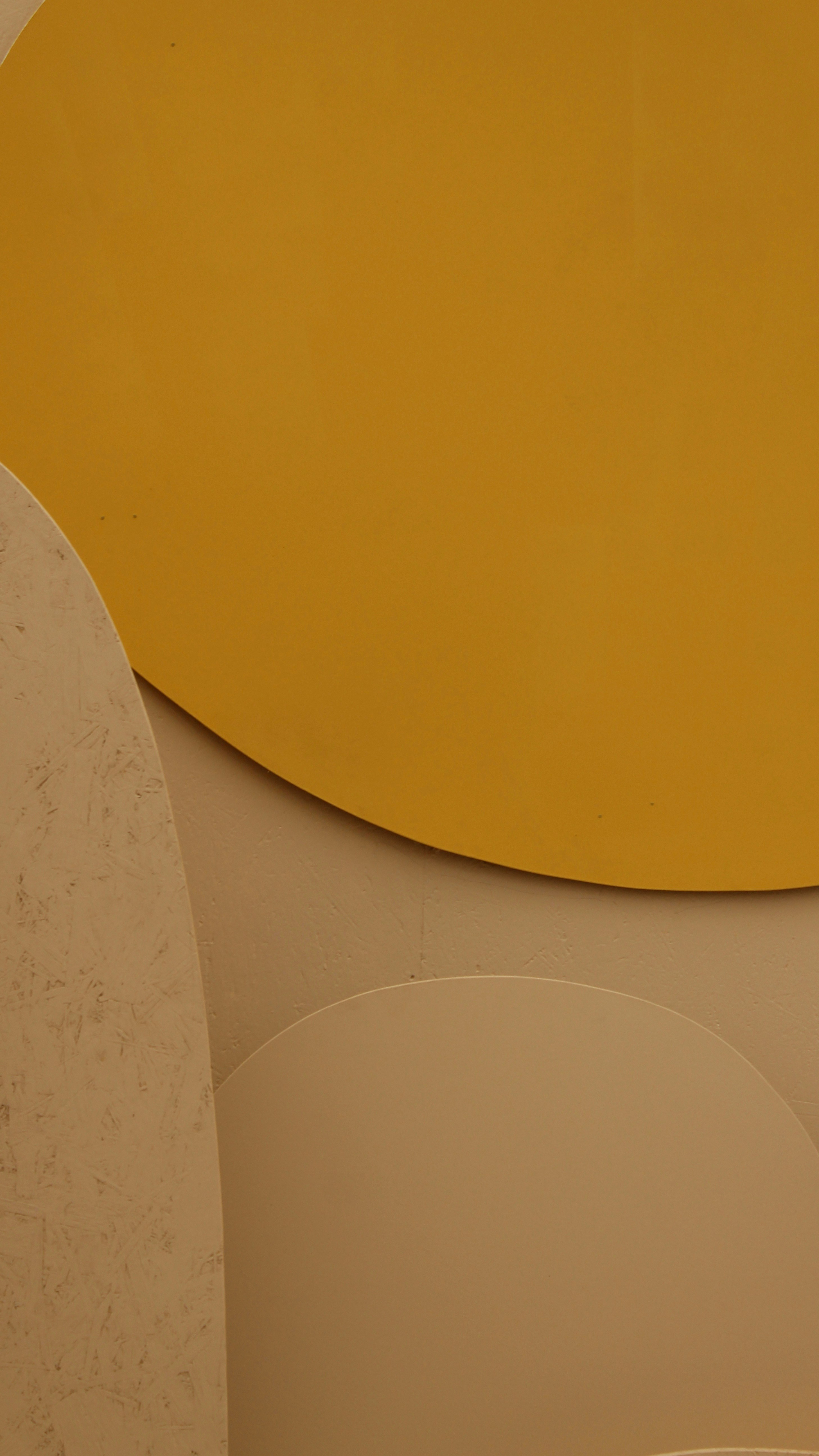 Une palette de couleurs neutres, beiges et grises, unifiée à travers les coussins, les rideaux et un grand tapis dans un espace salon salle à manger ouvert.