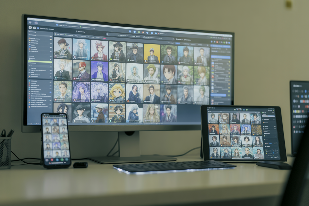 A collage showing various character profiles and chat interfaces from the Character.ai platform to illustrate its diversity.