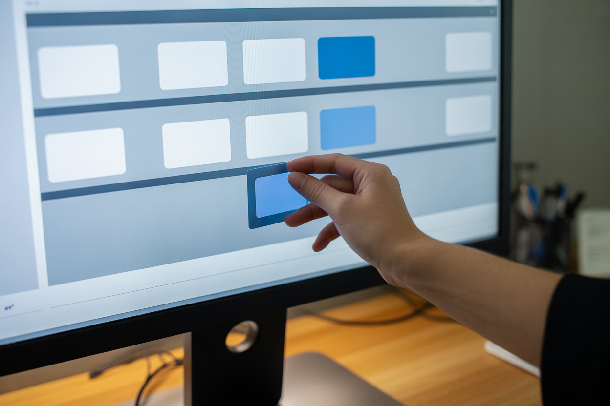 Screenshot of a simple Trello board for a marketing campaign, showing columns for Ideas, In Progress, Review, and Done.