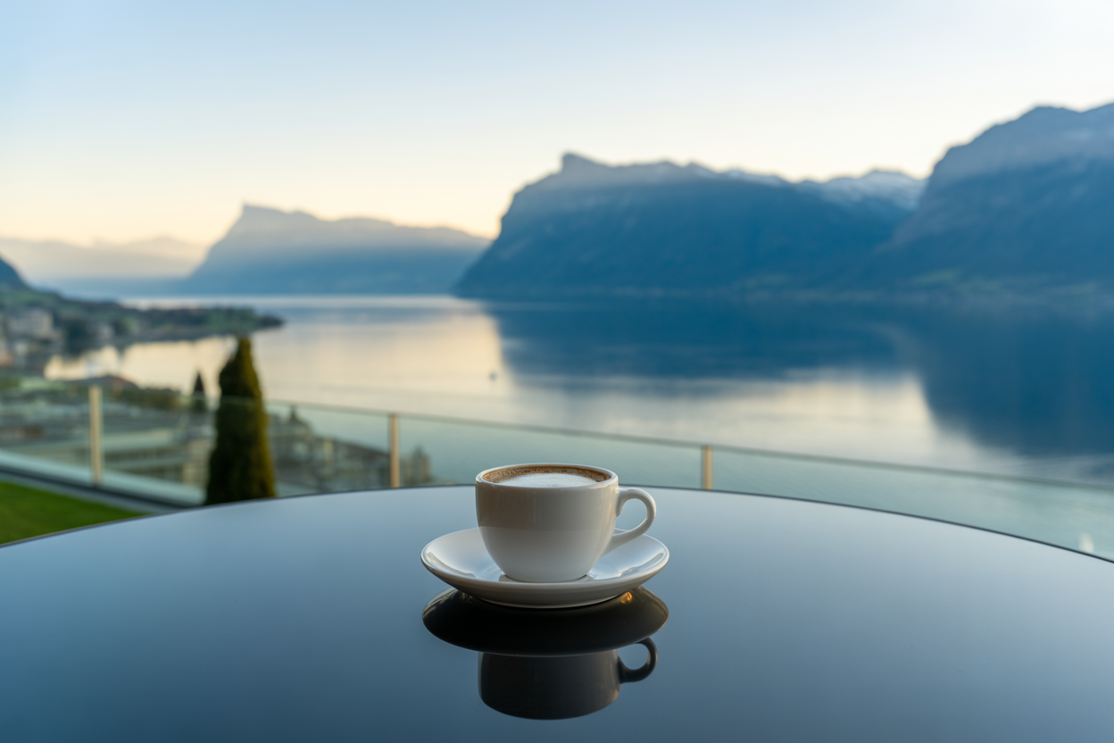 Une vue magnifique du canton de Vaud, avec le lac Léman et les montagnes, qui plante le décor de notre environnement d'affaires local.