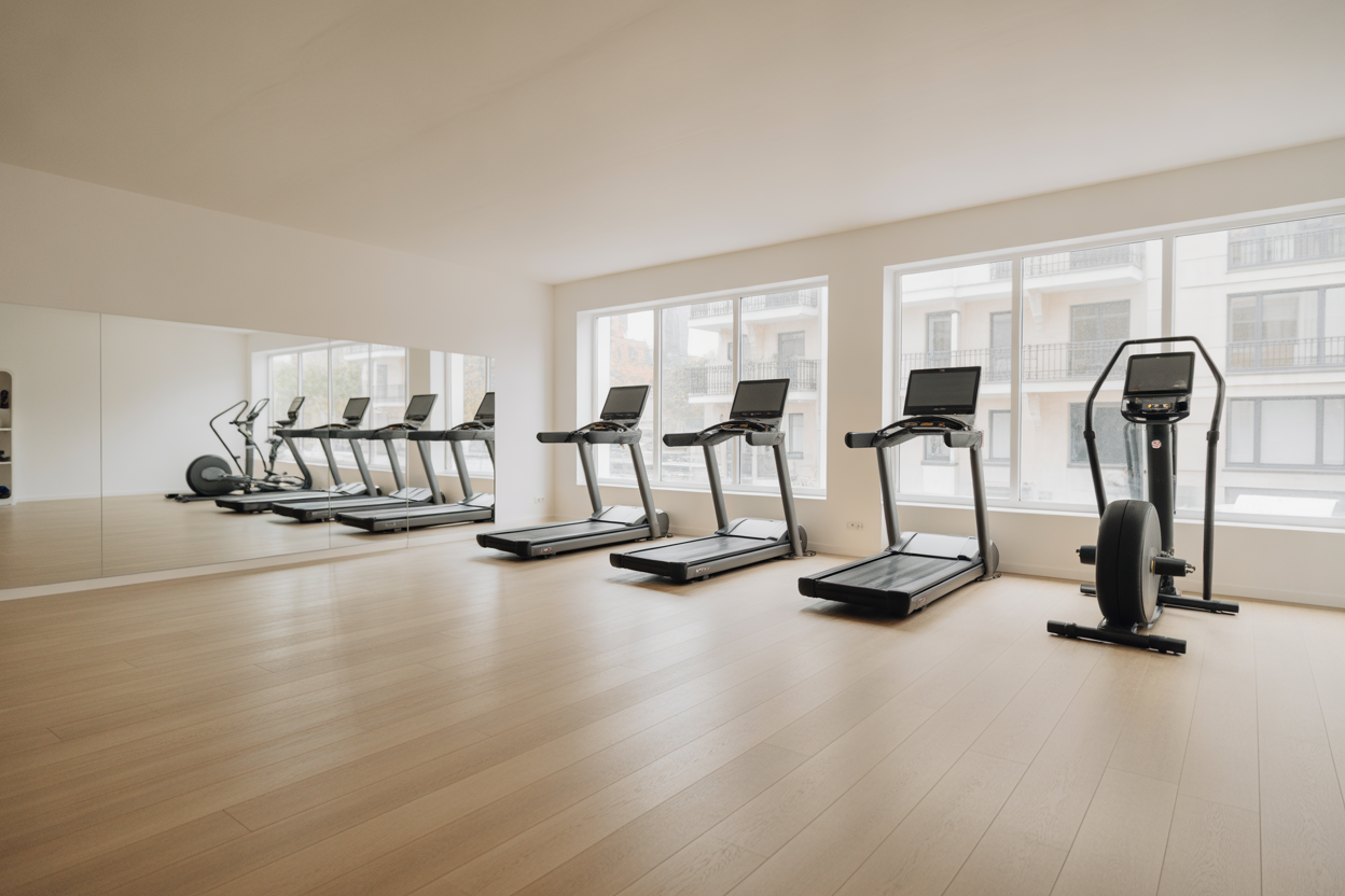 Photo de l'espace de coaching privé de Timeless Coaching à Crissier, montrant un environnement propre, moderne et exclusif.