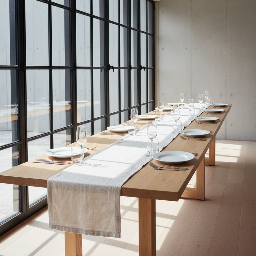 Imaginez : une table de resto juste à côté d'une grande fenêtre, inondée de lumière naturelle, prête pour un shooting culinaire.