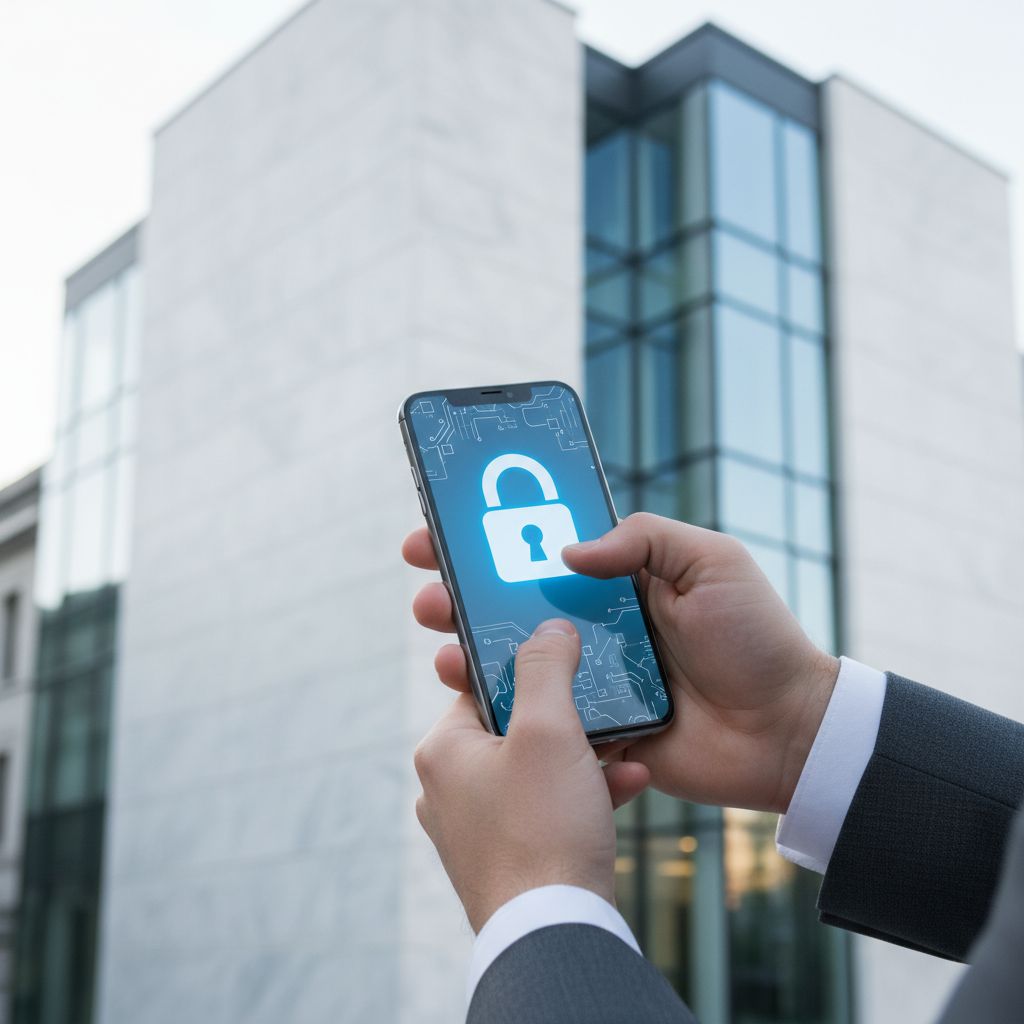 Image symbolique représentant la confiance et la sécurité, comme un cadenas numérique sur fond de drapeau suisse.