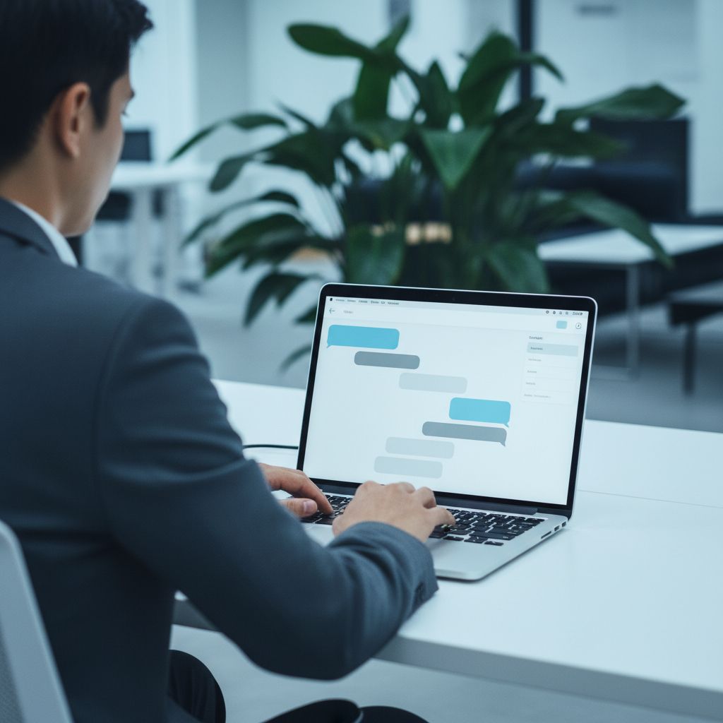 A screenshot of what a chat-style AI looks like when it's helping you write website content.