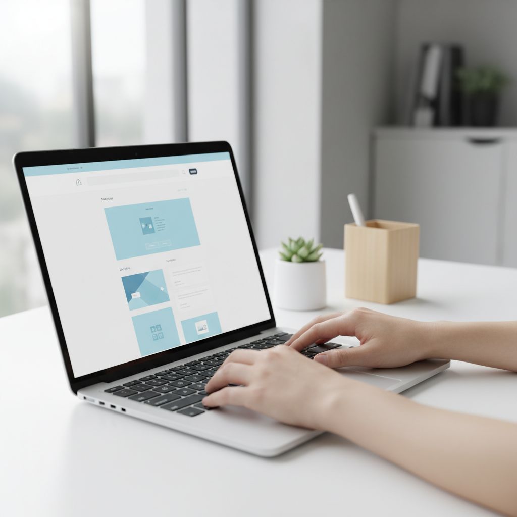 Capture d'écran de l'interface de Kleap.co, montrant la simplicité de création d'un site web pour une startup.