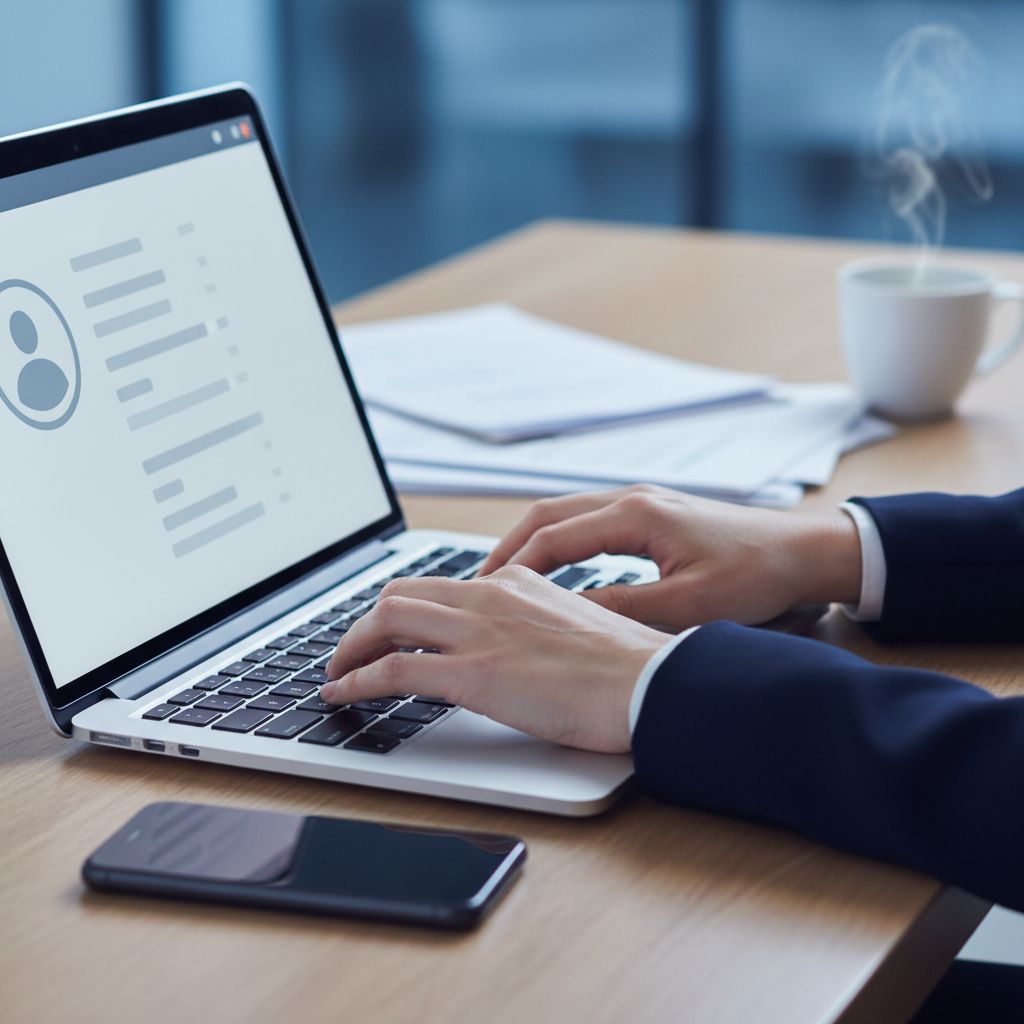 Exemple de template de persona pour une entreprise SaaS B2B, montrant des sections pour les informations démographiques, les objectifs, les défis et les motivations.