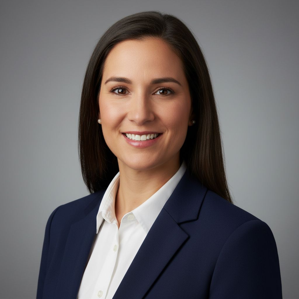 Un professionnel souriant avec une photo de CV bien cadrée, montrant son visage et ses épaules sur un fond neutre.