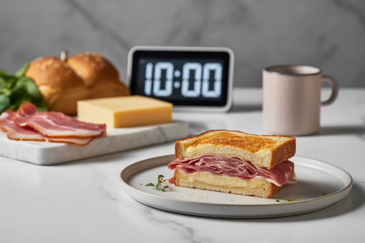 Croque Monsieur Express en 10 Minutes : Recette Pro Pressé Lausanne
