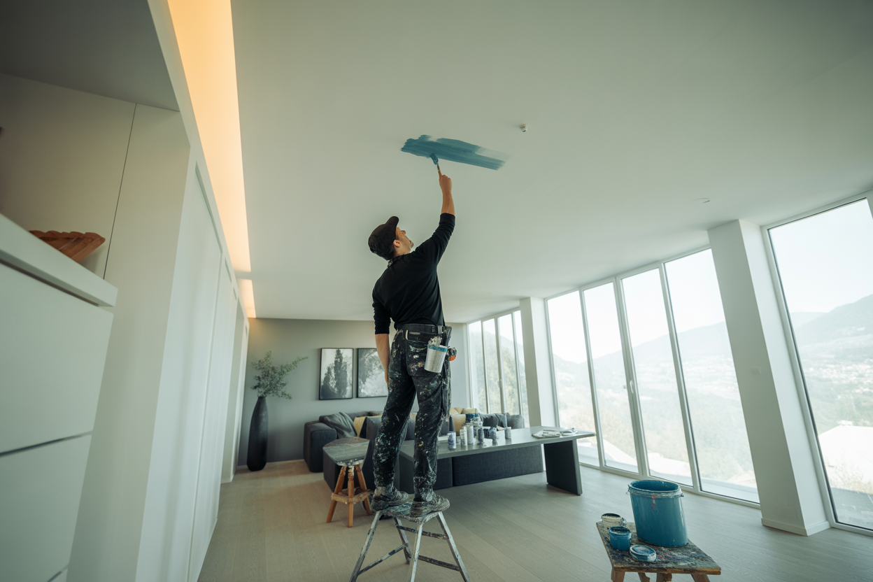 Prix au m2 Peinture Plafonds en Suisse : Guide Complet 2024