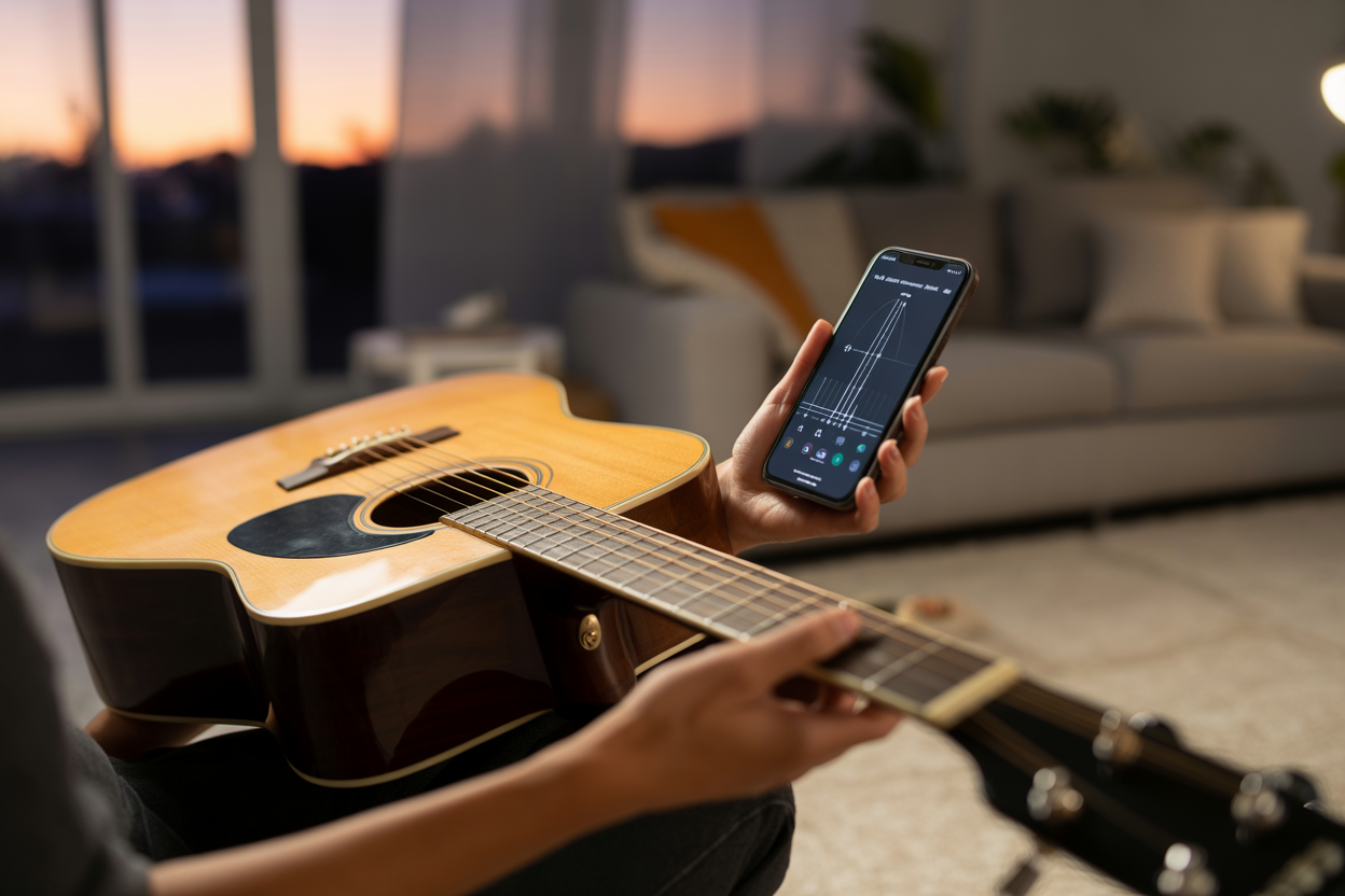 Le Guitare Tuner Gratuit Pour Smartphone : Précision Facile