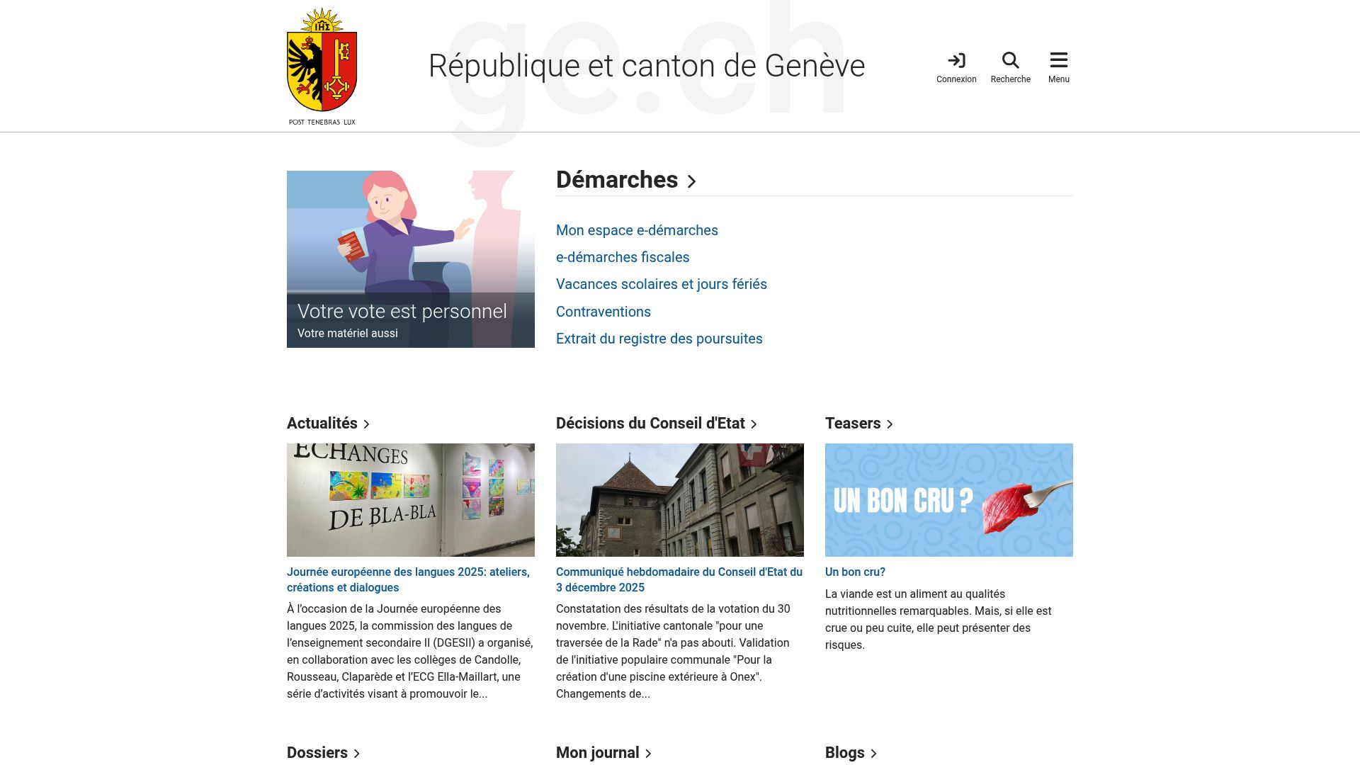 Screenshot of the ge.ch website page regarding 'Concept énergétique de bâtiment (CEB)' showing requirements