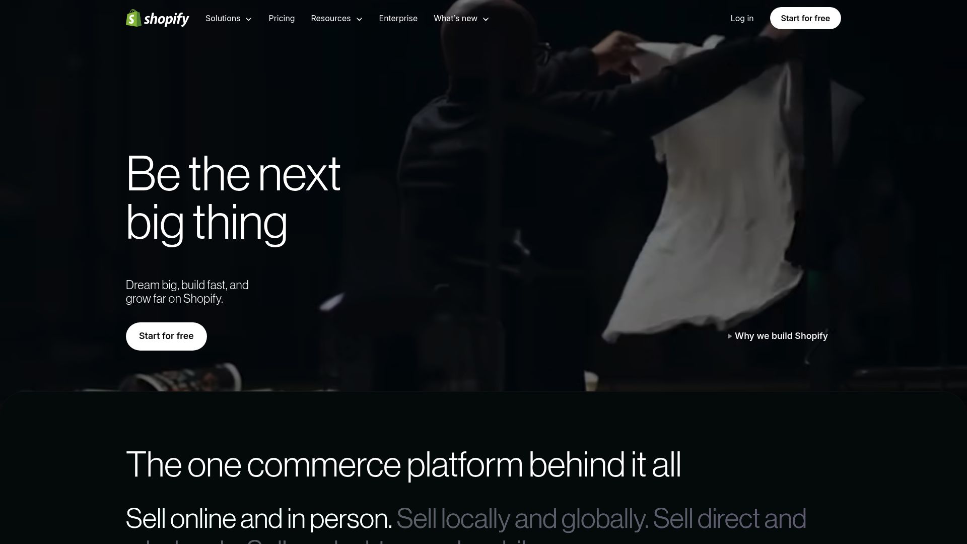 Shopify dashboard screenshot showing sales analytics and mobile theme editor