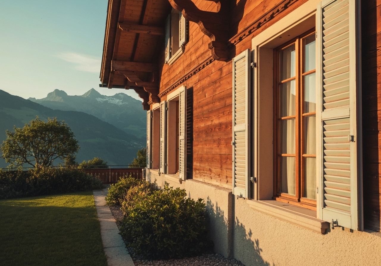 Peinture volets bois extérieur couleur tendance 2026