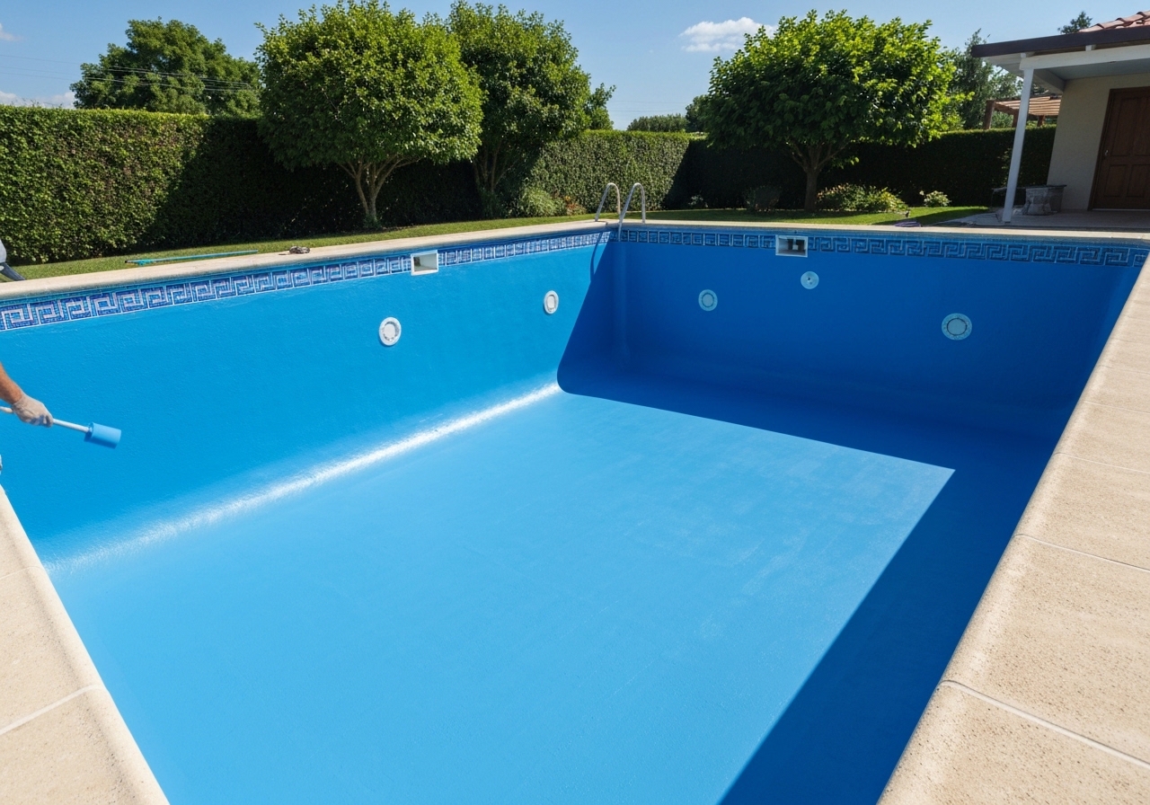Peinture piscine béton: 3 options à comparer